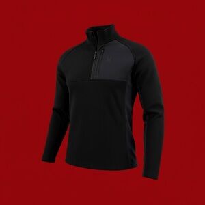 Spyder Men's Black Quarter-Zip Jacket size L
